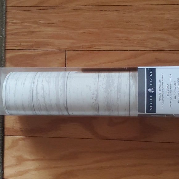 Drew & Jonathan Scott Home Living self adhesive wallpaper NIB brixton plankwhite - Picture 2 of 13